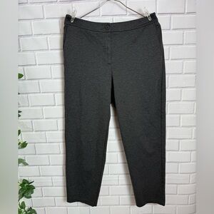 Eileen Fisher dark gray women wide leg Trousers/size M